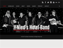 Tablet Screenshot of niedshotelband.com